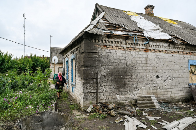 Prymorske village of Zaporizhzhia Region shelled by russian troops, Ukraine - 11 Jul 2022