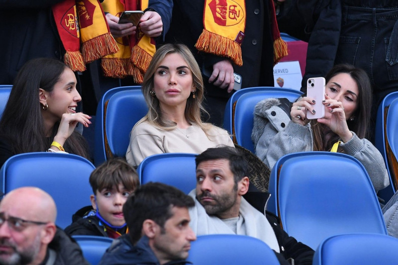 Rome, Italy. 20th Mar, 2022. Noemi Bocchi on the stand during football Serie A Match, Stadio Olimpico, As Roma v Lazio, 20th March 2022 Photographer01 Credit: Independent Photo Agency/Alamy Live News