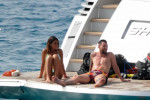 Lionel Messi and wife Antonela Roccuzzo spotted on a yacht in Ibiza