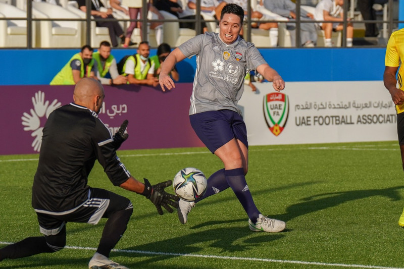 Tournoi de football "UAE All Stars" lors de l’expo universelle Expo Dubaď 2020