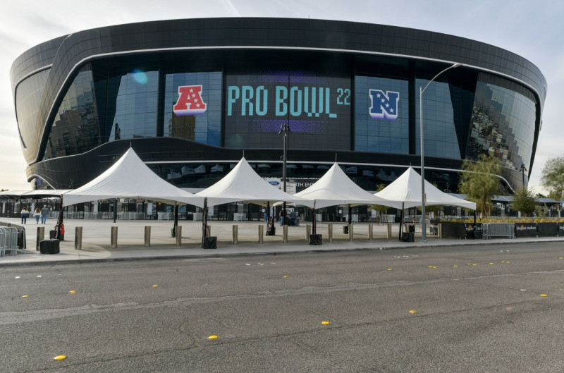 Allegiant Stadium To Host The 2022 NFL Pro Bowl, Las Vegas, Nevada, USA - 31 Jan 2022
