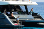 *PREMIUM-EXCLUSIVE* *MUST CALL FOR PRICING BEFORE USAGE* Spanish Tennis star Rafael Nadal and his wife, the pregnant Maria Francisca Perello enjoy their summer holidays on their yacht in Palma de Mallorca.