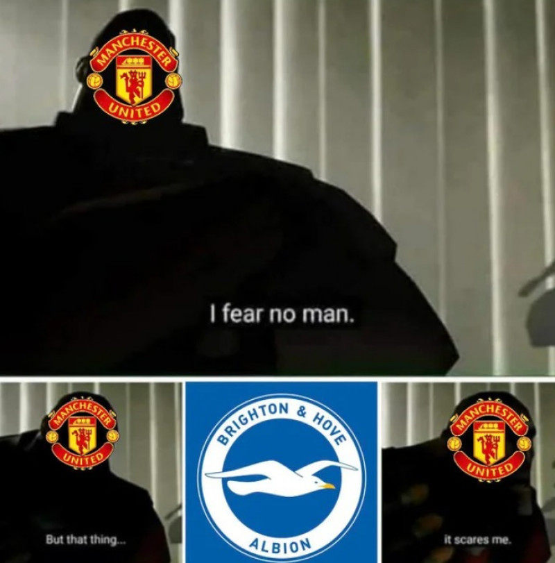 Meme-urile apărute după Manchester United - Brighton / Foto: Twitter