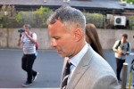 Ryan Giggs Arrives At Manchester Crown Court For His Trial
