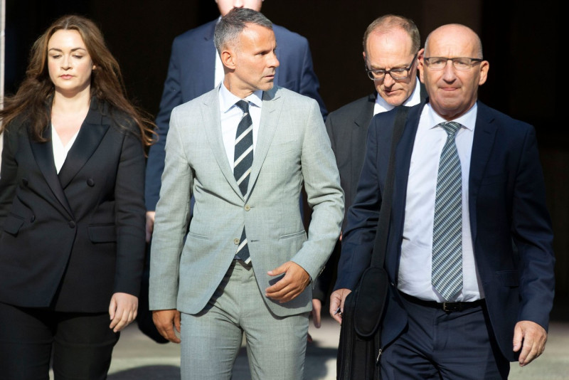 Ryan Giggs court case, Manchester Crown Court, Courts of Justice, Manchester, UK - 09 Aug 2022