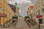 Valberg Tower and Street Stavanger Norway
