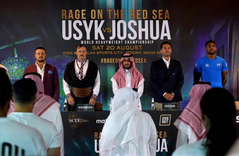 Oleksandr Usyk v Anthony Joshua - Press Conference - Jeddah