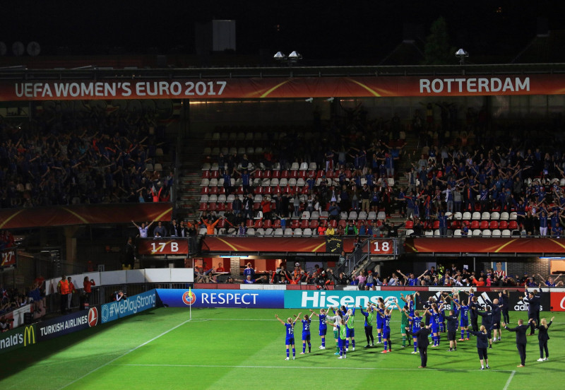 Iceland v Austria, UEFA Women's Euro 2017, Group C, Sparta Stadion, Rotterdam, the Netherlands - 26 July 2017