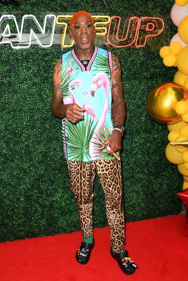 ManTFup launch party hosted by Dennis Rodman, SALT7 Restaurant, Fort Lauderdale, Florida, USA - 12 Aug 2021