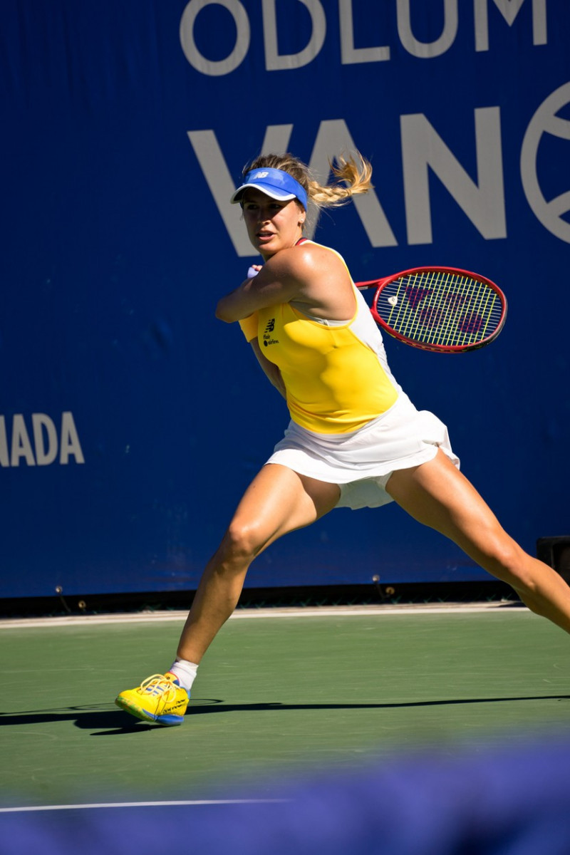 Eugenie Bouchard v Arianne Hartono - Odlum Brown VanOpen - Hollyburn Country Club, West Vancouver, British Columbia, Canada, August 16th 2022, West Vancouver, British Columbia, Canada - 16 Aug 2022