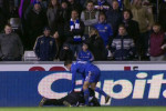 Eden Hazard kicks ball boy Charlie Morgan