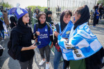 Iranian women were allowed to watch the football match