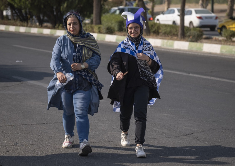 Iranian Women Allowed To Watch Football Match After FIFA Pressure, Tehran - 25 Aug 2022