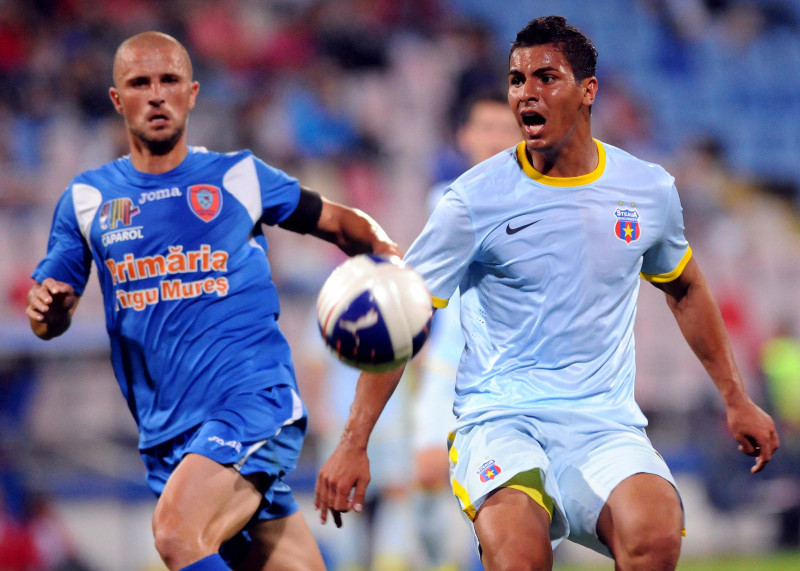 1.FOTBAL:STEAUA BUCURESTI-AFC MUNICIPAL TARGU MURES 1-1,CUPA ROMANIEI TIMISOREANA (27.09.2012)