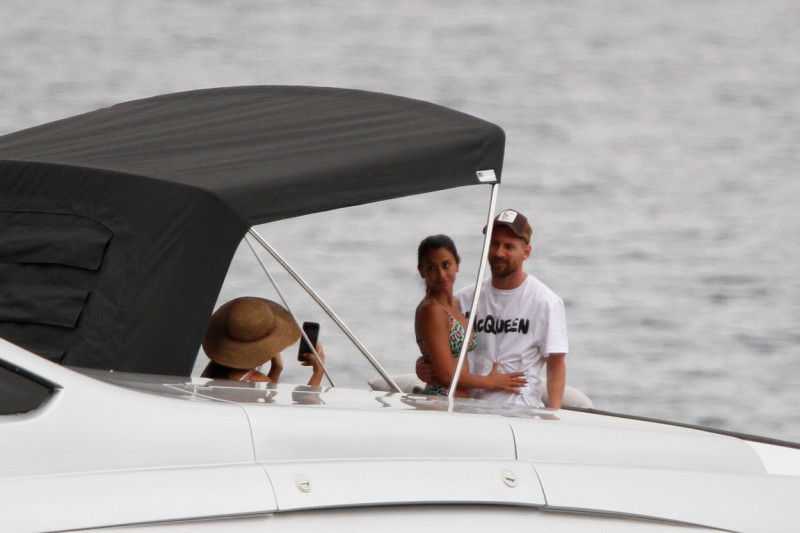 Lionel Messi and wife Antonela Rocuzzo continue holidaying in Ibiza with Cesc Fabregas and Daniella Semaan