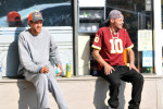 EXCLUSIVE: Former NBA star Delonte West hanging out side of 7-11