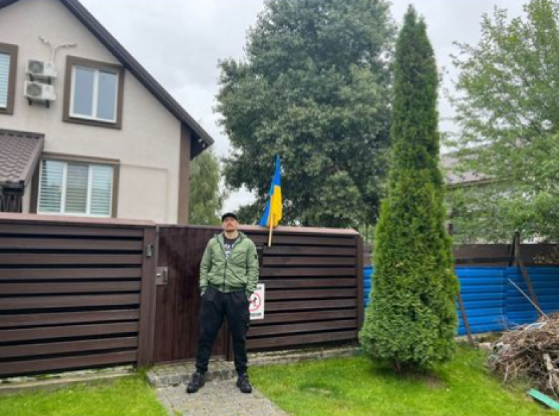 Oleksandr Usyk a revenit în Ucraina / Foto: Instagram@usykaa
