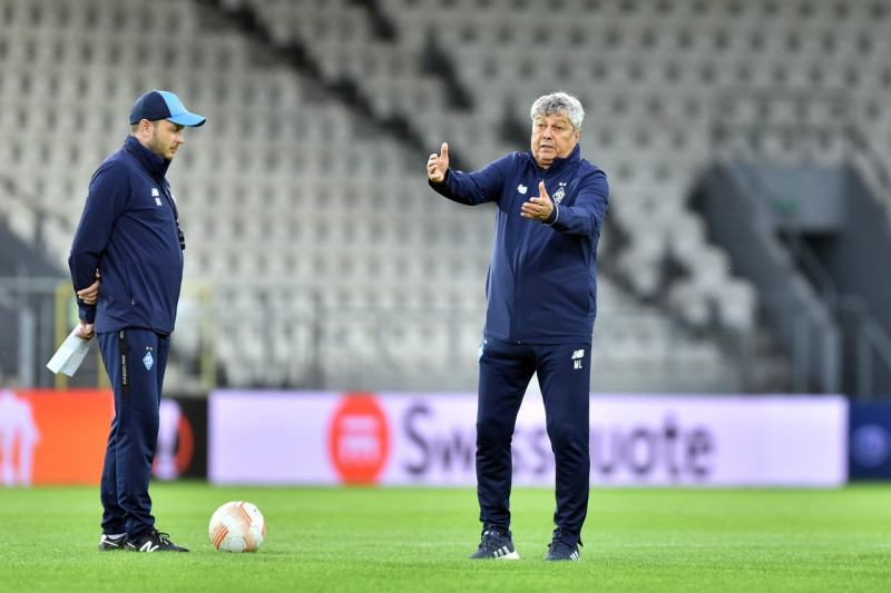 Konferencja i trening Dynama przed meczem Dynamo Kijow - AEK Larnaka