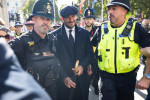 David Beckham Escorted By Policemen After Queuing 13 Hours To Pay His Respects To The Queen Lying In State