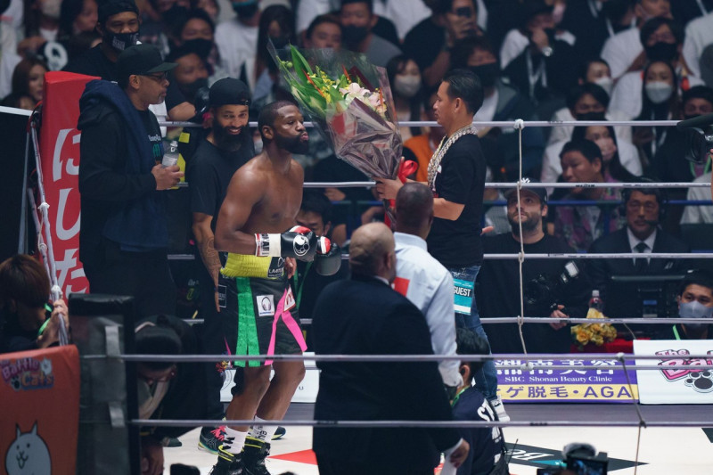 Floyd Mayweather Jr v Mikuru Asakura, Exhibition Boxing, Tokyo, Japan - 25 Sep 2022
