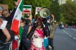 Mahsa Amini Protest Outside Iranian Embassy In London