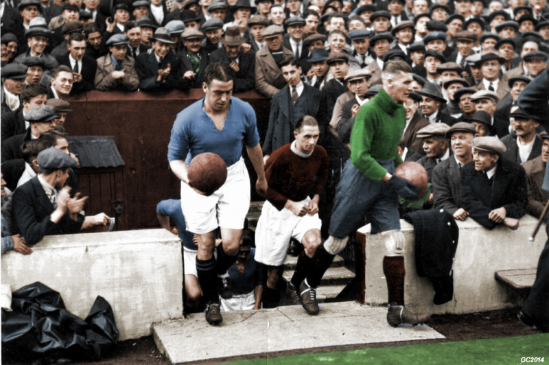 Colourised British Football