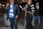 A happy Mike Tyson heads to dinner at SONA in NYC