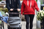 *EXCLUSIVE* WEB MUST CALL FOR PRICING - Sheffield United footballer Ched Evans Out With New Baby and pregnant fiance Natasha Massey.