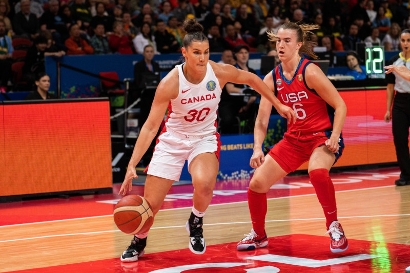 FIBA Womens World Cup 2022 - Canada v United States - Sydney Superdome, Sydney, New South Wales, September 30th 2022:, Sydney, New South Wales, Australia - 30 Sep 2022