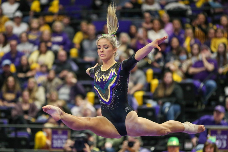NCAA Gymnastics Alabama vs LSU, Baton Rouge, USA - 18 Feb 2022