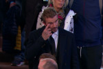 Former England captain David Beckham pays his respects to Queen Elizabeth II at Westminster Hall