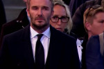David Beckham queues for 12 hours to attend the Queen's lying in state.