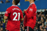 Manchester United's Cristiano Ronaldo celebrates scoring their side's second goal of the game for his 700th club goal of his career during the Premier League match at Goodison Park, Liverpool. Picture date: Sunday October 9, 2022.