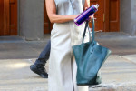 Bridget Moynahan on set of And Just Like That in New York