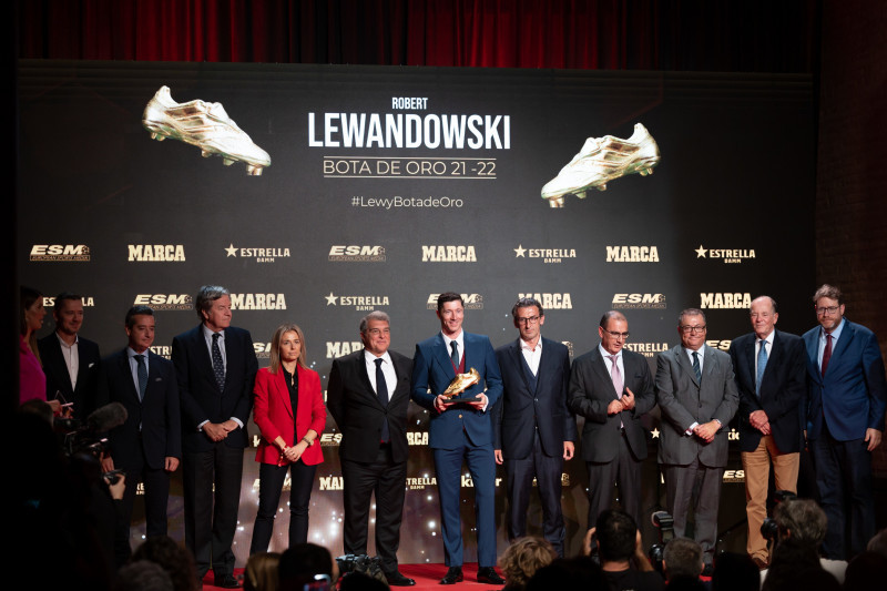 Robert Lewandoski Golden shoe award ceremony