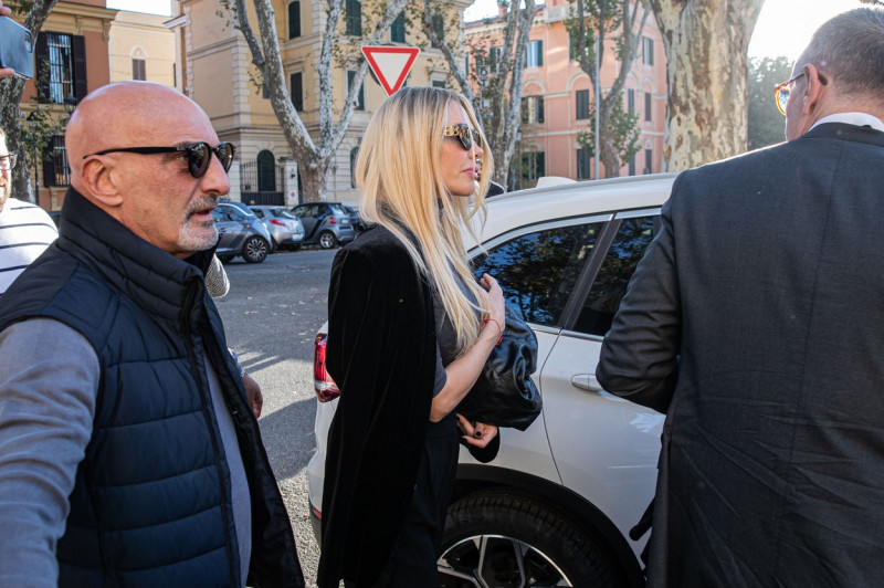 Ilary Blasi and Francesco Totti at court, Rome, Italy - 11 Nov 2022