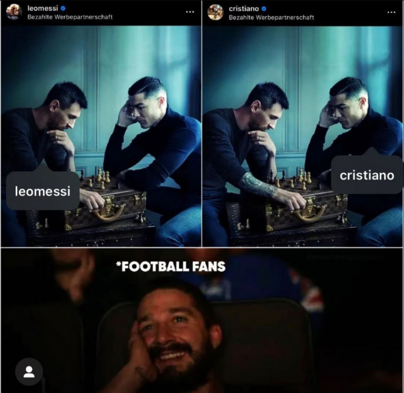 Cele mai bune 10 meme-uri pe tema pozei cu Cristiano Ronaldo și Lionel Messi