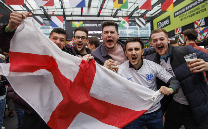 England v Iran Fanzone at Boxpark Croydon, FIFA World Cup 2022, Group B, Football, London, UK - 21 Nov 2022