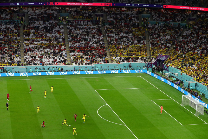 Qatar v Ecuador, FIFA World Cup 2022, Group A, Football, Al Bayt Stadium, Al Khor, Qatar - 20 Nov 2022