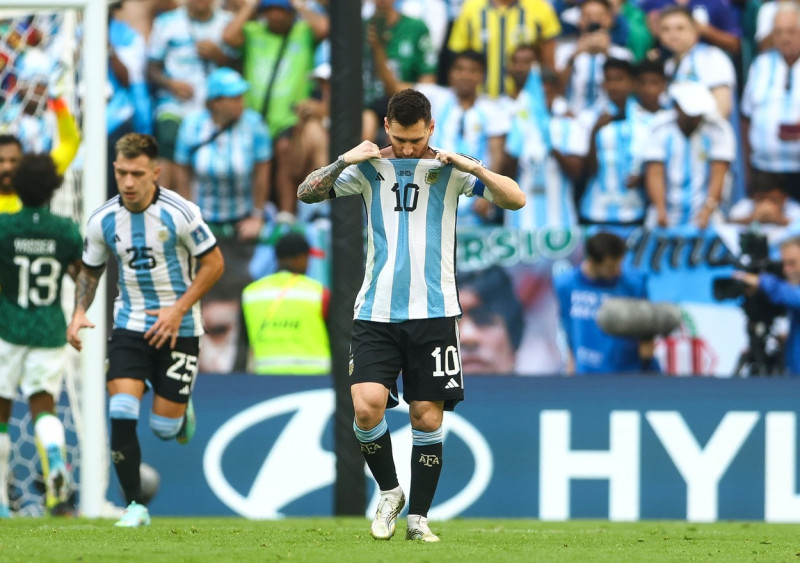 Argentina v Saudi Arabia, FIFA World Cup 2022, Group C, Football, Lusail Stadium, Al Daayen, Qatar - 22 Nov 2022