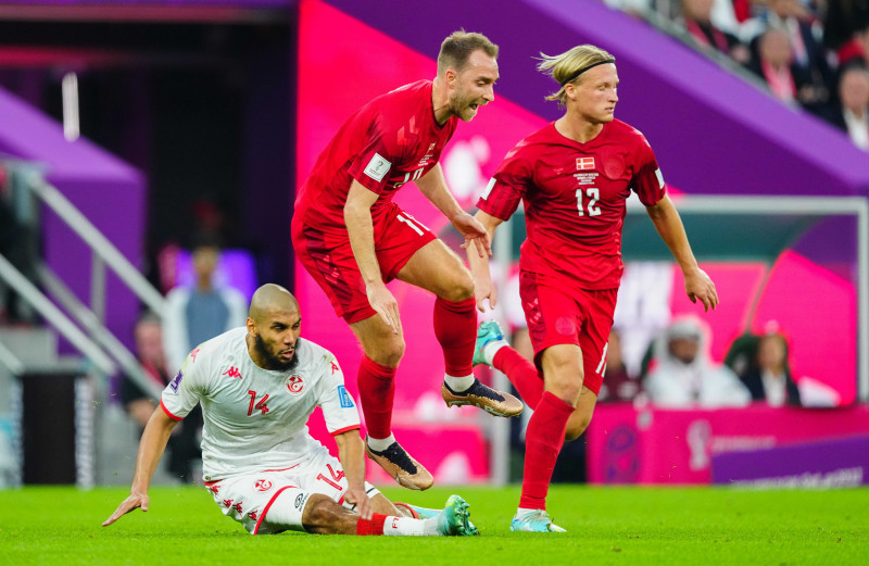 Denmark v Tunisia, FIFA World Cup 2022, Group D, Football, Education City Stadium, Doha, Qatar - 22 Nov 2022