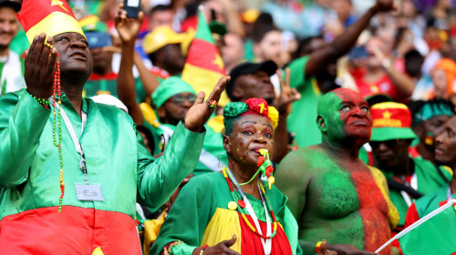 Imaginile zilei de la Cupa Mondială, imortalizate la Camerun - Serbia