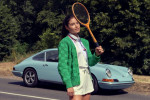 Tennis star Emma Raducanu in front of the camera for Court Supremes