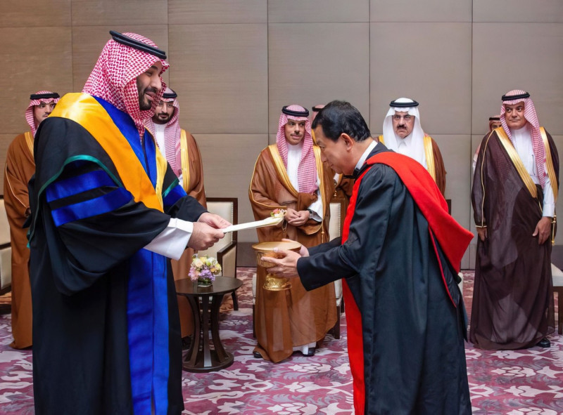 Saudi Crown Prince MBS Receives Honorary Degree - Bangkok, Thailand - 20 Nov 2022
