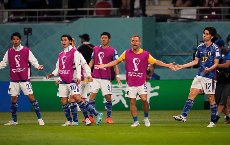 Japan v Spain, FIFA World Cup 2022, Group E, Football, Khalifa International Stadium, Ar-Rayyan, Qatar - 01 Dec 2022