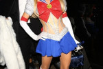 Paris Hilton makes an appearance at the Casamigos Halloween house party!