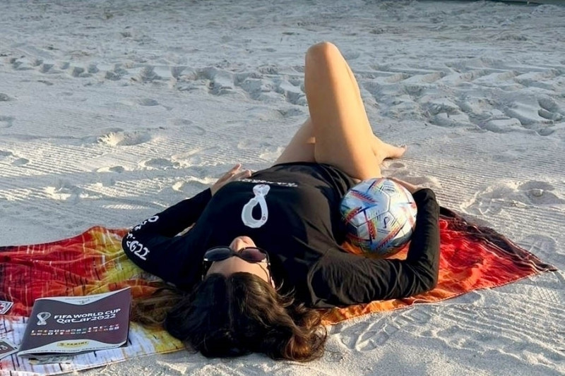 Claudia Romani is quite the WorldCup muse!