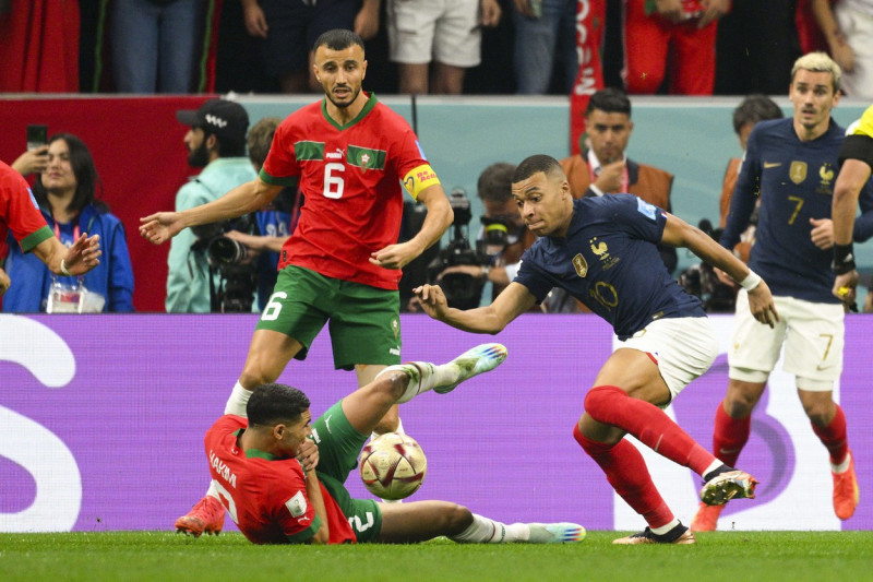 FOOTBALL : France vs Maroc - 1/2 finale - coupe du Monde Qatar 2022 - 14/12/2022