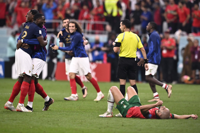 LIVE World Cup 2022 Qatar - France vs Morocco - Semi Final, Al Khor - 14 Dec 2022