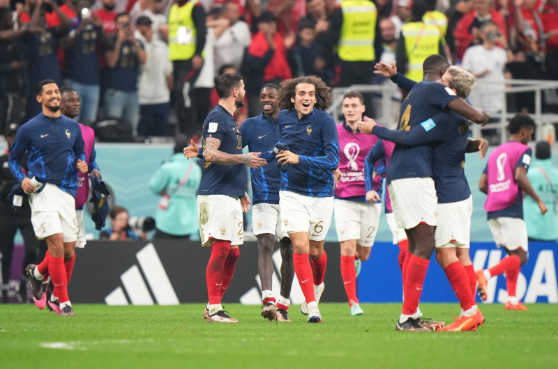 France v Morocco, FIFA World Cup 2022, Semi Final, Football, Al Bayt Stadium, Al Khor, Qatar - 14 Dec 2022
